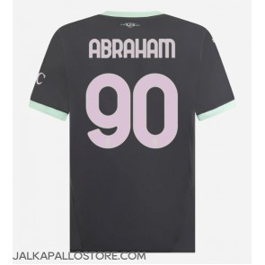 AC Milan Tammy Abraham #90 Kolmaspaita 2024-25 Lyhythihainen